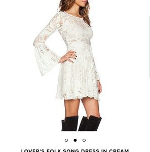 Free People Lace Lover Folk Song Dress